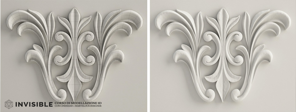 corso di modellazione 3D avanzata per divani, poltrone e cuscini con Cinema 4D