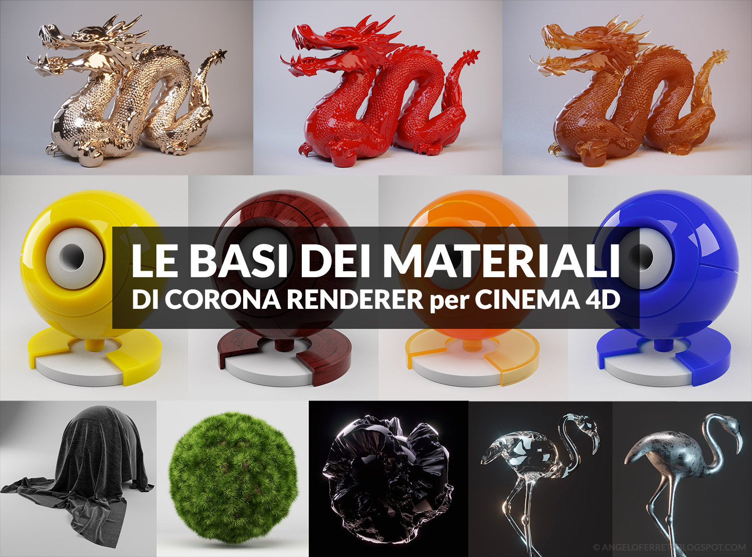 Tutorial materiali Corona Renderer per Cinema 4D