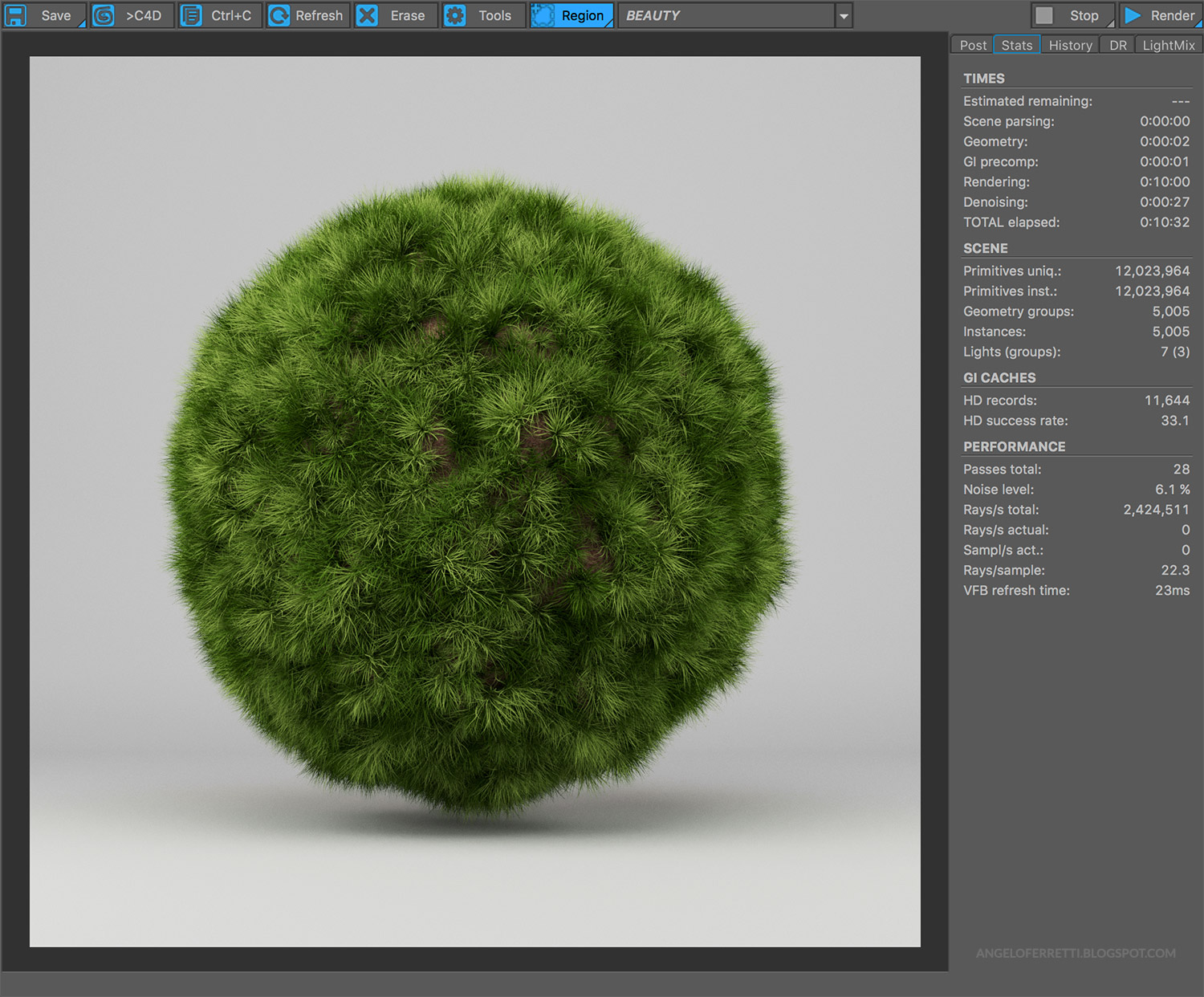 Tutorial materiali Corona Renderer per Cinema 4D