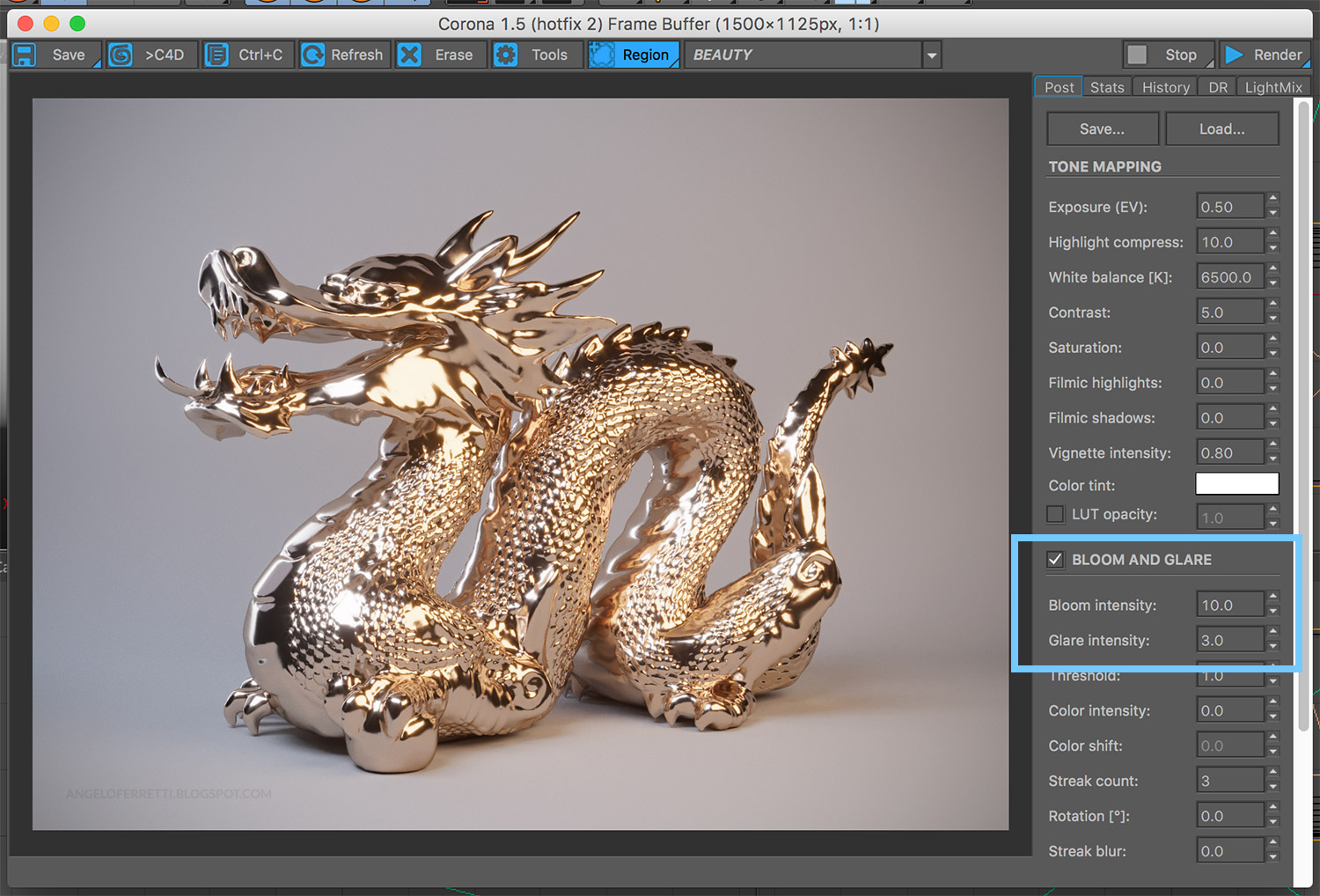 Tutorial materiali Corona Renderer per Cinema 4D