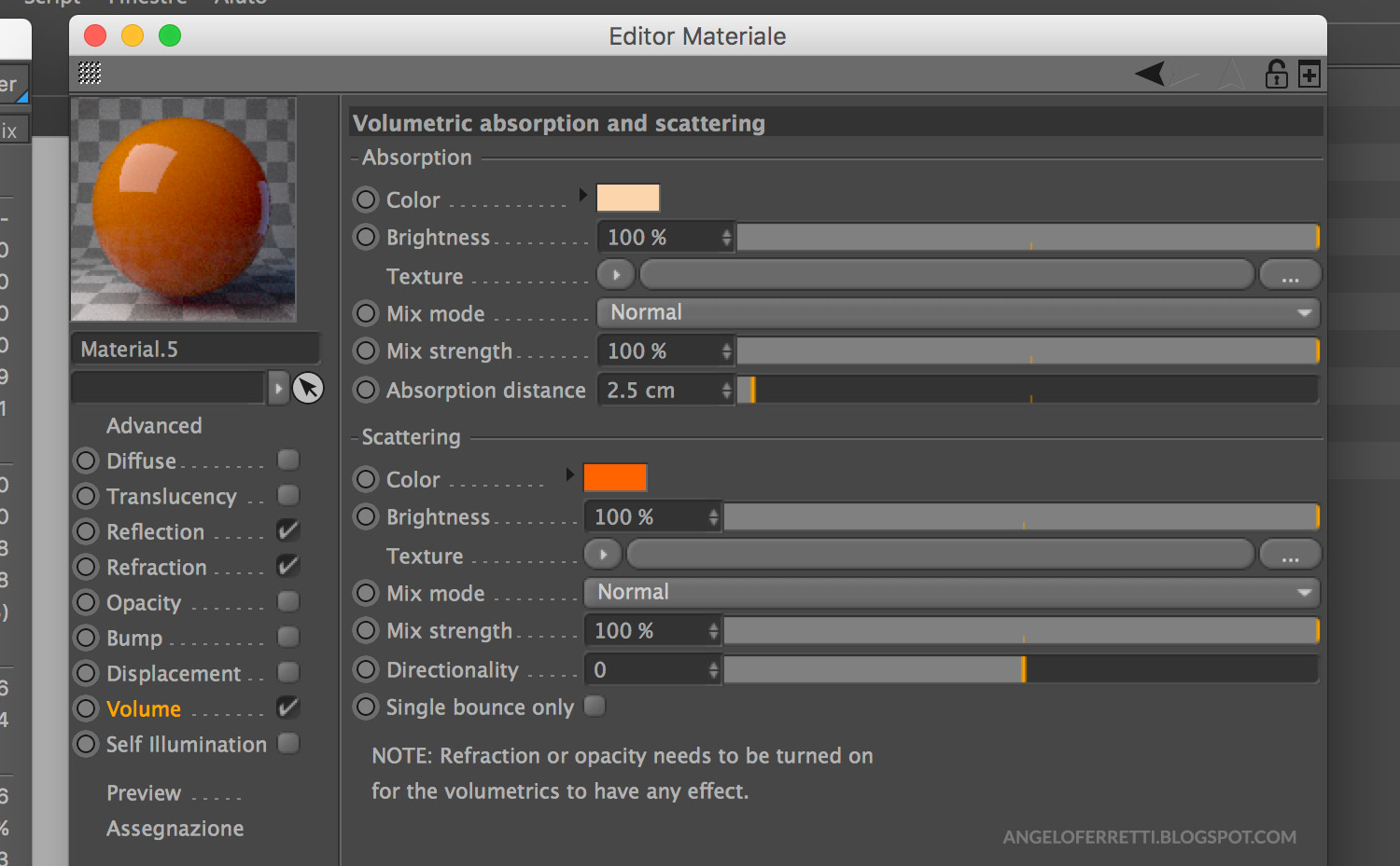 Tutorial materiali Corona Renderer per Cinema 4D